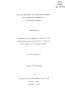 Thesis or Dissertation: Sex-Role Attitudes of Vocational Guidance and Counseling Personnel in…
