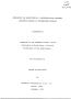 Thesis or Dissertation: Developing and Administering a Nonmetropolitan Teachers Education Pro…
