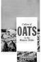 Book: Culture of oats in the western states.