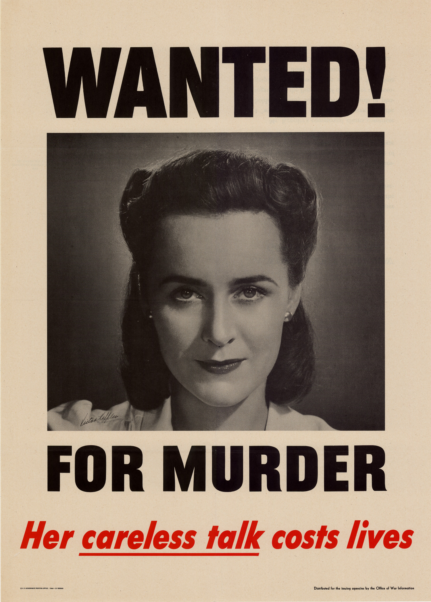 Wanted! : for murder : her careless talk costs lives.
                                                
                                                    [Sequence #]: 1 of 1
                                                