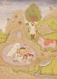 Artwork: Rustam killing the White Demon, from the Shahnama (Book of Kings) wri…