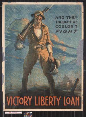 Primary view of And they thought we couldn't fight: Victory Liberty Loan.