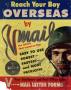 Poster: Reach your boy overseas by V mail, the letters that travel on film ..…