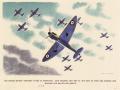 Poster: The famous British "Spitfires" flying in formation. Each machine can …