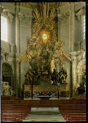 Primary view of Chair of Saint Peter, St. Peter's Basilica, Rome