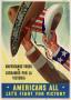 Thumbnail image of item number 1 in: 'Americans all, let's fight for victory : Americanos todos, luchamos por la victoria.'.