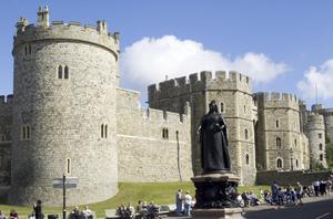 Primary view of Queen Victoria Statue at Windsor Castle