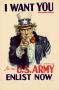 Poster: I want you for the U.S. Army : enlist now.
