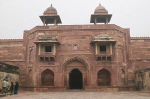 Primary view of Jodh Bai's Palace, Fatehpur Sikri, India