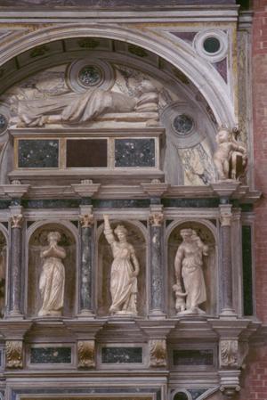 Primary view of Polychrome Monument to Senator Giambattista Bonzio (d. 1508)