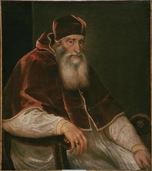 Primary view of Portrait of Pope Paul III Farnese (r.1534-49)