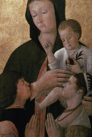 Primary view of Madonna and Child with Donors