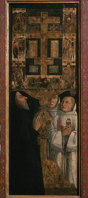 Primary view of Cardinal Bessarion with a Reliquary of the Cross