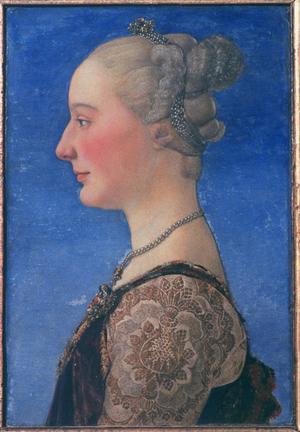 Primary view of Portrait of a Young Lady in Profile