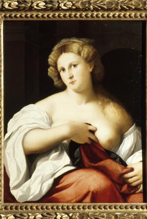 Primary view of Young Lady with Bare Breast