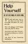 Poster: Help yourself : get up in the world by steady saving.