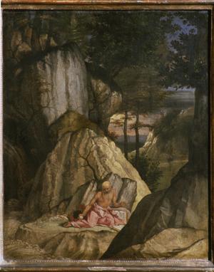 Primary view of Penitent St. Jerome in the Wilderness