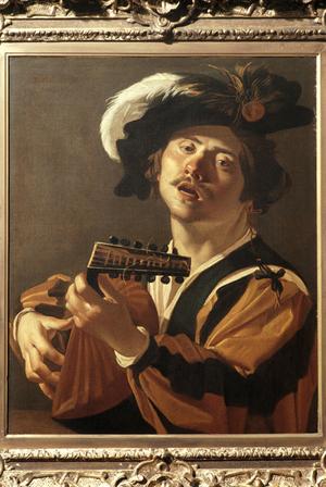 Primary view of A Lute Player Singing