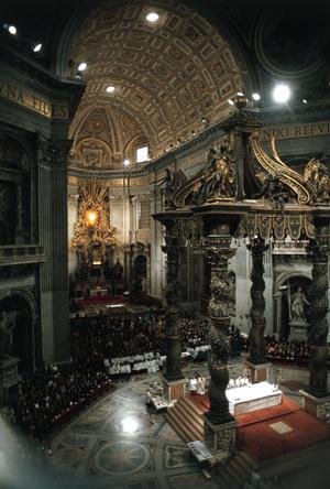 Primary view of The Baldacchino. Rome, St. Peter's