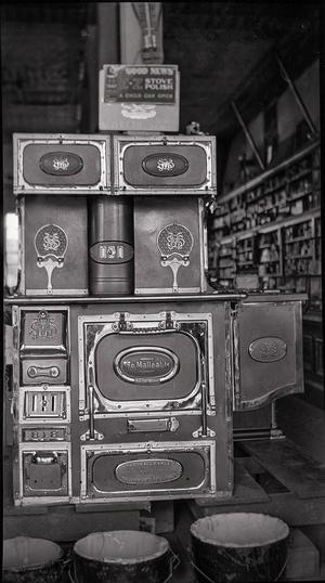 Primary view of [Stoves for sale at Byrd Sr. hardware store]