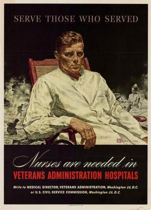 Primary view of Serve those who served: nurses are needed in Veterans Administration hospitals.