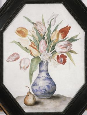Primary view of Porcelain Vase with Tulips (restored in 1964)