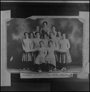 Primary view of [Brownies' Basketball Team, NTSTC, 1911 - 1912, 3]