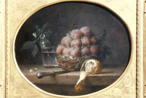 Primary view of Still Life with Plums and a Lemon