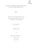 Thesis or Dissertation: The Shift of the Egyptian Alliance from the Soviet Union to the Unite…