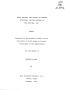 Thesis or Dissertation: Great Britain, the Council of Foreign Ministers, and the Origins of t…