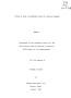 Thesis or Dissertation: Types of Love in Selected Plays by Lillian Hellman