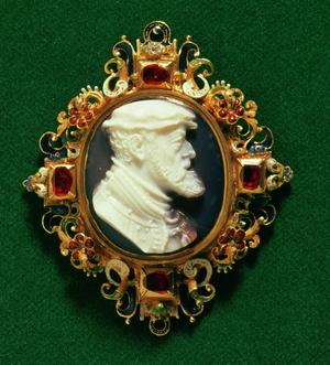 Primary view of Cameo Bearing the Portrait of Charles I of Spain