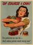 Poster: "Of course I can! : I'm patriotic as can be-- and ration points won't…