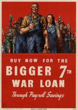 Primary view of Buy now for the bigger 7th War Loan through payroll savings.