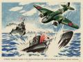 Poster: A British "Blenheim" bomber of the Coastal Command aids a British des…