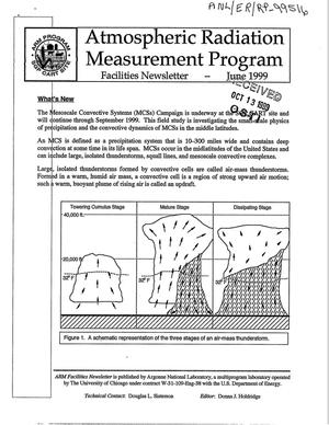 Primary view of object titled 'Atmospheric Radiation Measurement Program Facilities Newsletter, June 1999.'.