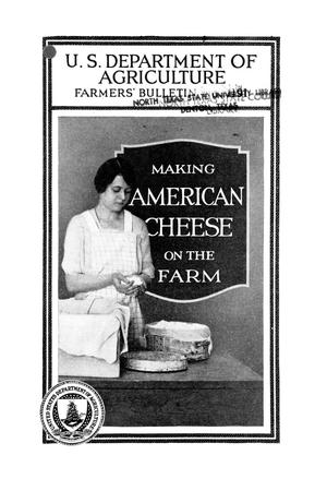 Primary view of Making American cheese on the farm.