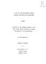 Thesis or Dissertation: A Study of the Relationship Between Parental Attitudes and Illegitima…