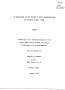 Thesis or Dissertation: An Evaluation of the System of Pupil Transportation in Comanche Count…