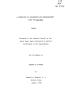 Thesis or Dissertation: A Comparison of Delinquents and Nondelinquents Using the IES Test
