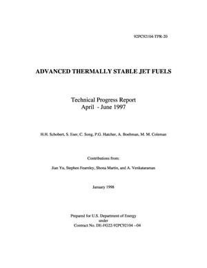Primary view of Advanced Thermally Stable Jet Fuels