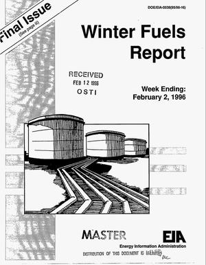 Primary view of object titled 'Winter Fuels Report: Week Ending February 2, 1996'.