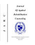 Journal/Magazine/Newsletter: Journal of Applied Rehabilitation Counseling, Volume 46, Number 1, Sp…