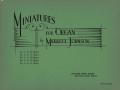 Musical Score/Notation: Miniatures for Organ, Op. 8