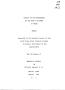 Thesis or Dissertation: History of the Development of the Junior Colleges in Texas
