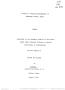 Thesis or Dissertation: A Study of Juvenile Delinquency in Stephens County, Texas