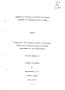 Thesis or Dissertation: Adequacy of Training of Junior High School Teachers of Industrial Art…