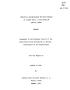 Thesis or Dissertation: Municipal Incorporation for the Purpose of Liquor Sale; A Case Study …