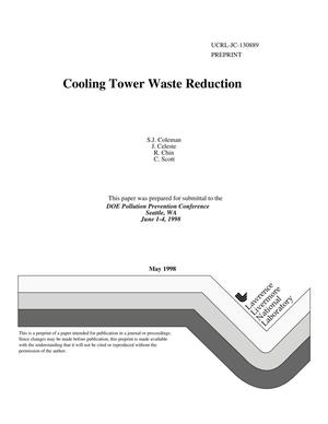 Primary view of Cooling tower waste reduction