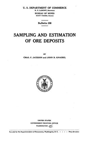 Primary view of Sampling and Estimation of Ore Deposits